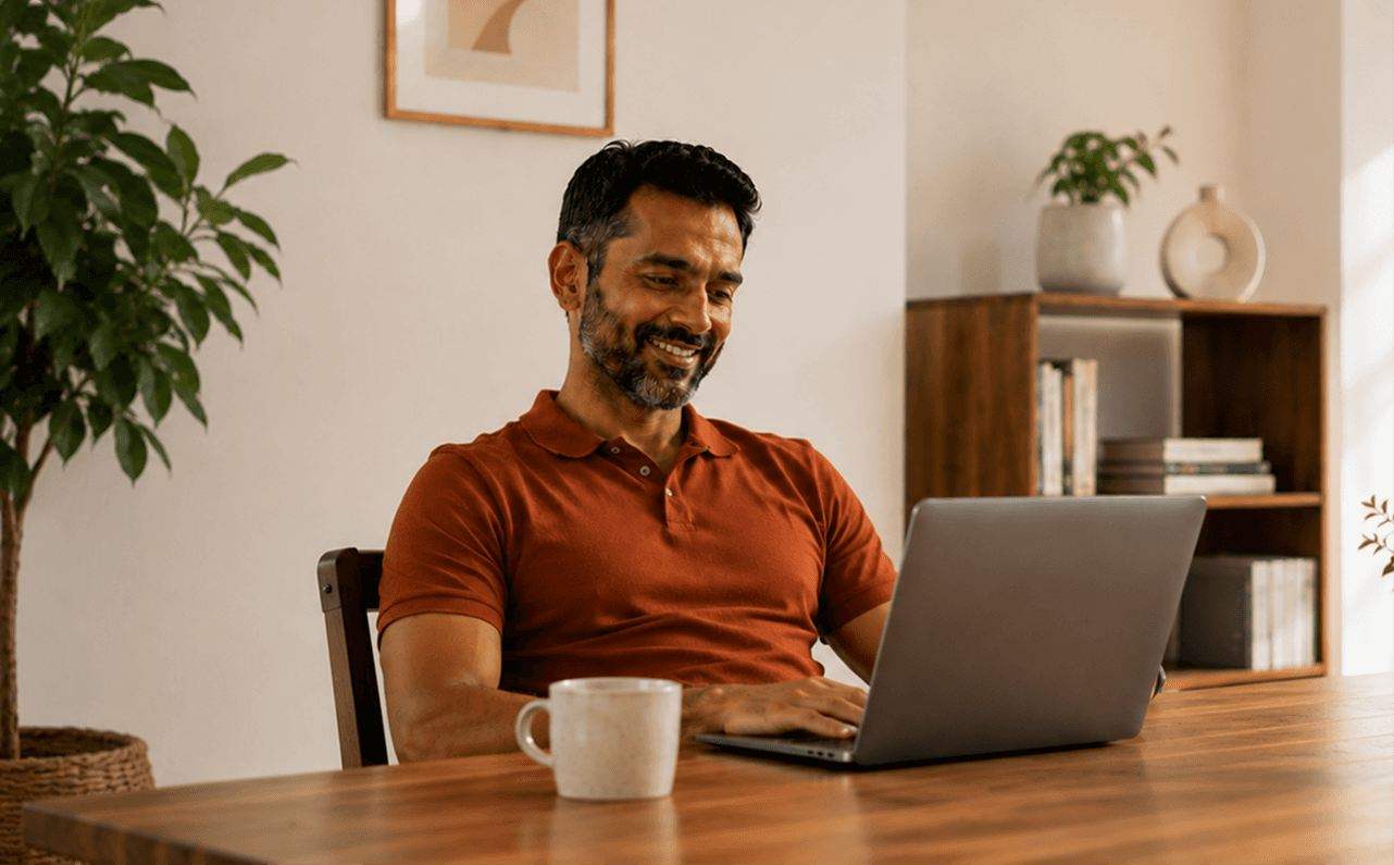 Karan receives a notification of his ITR being successfully filed with the estimated refund amount