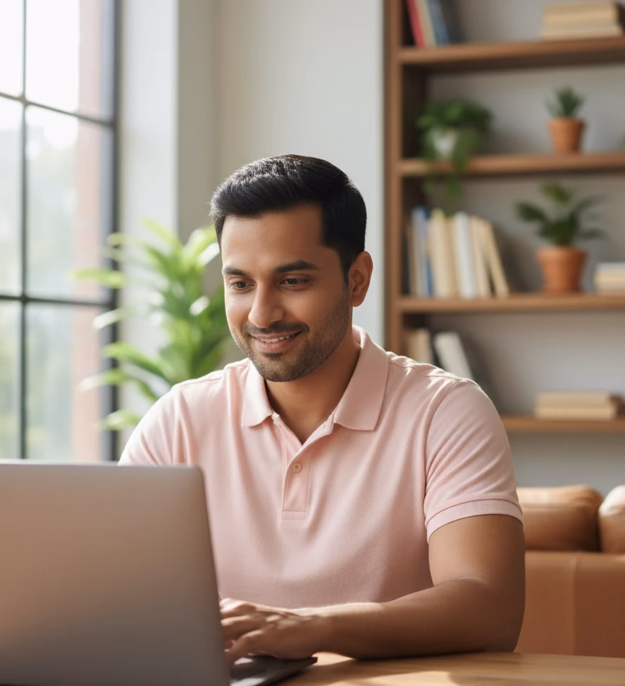 Software engineer, Rohan, smiling while working with Quicko's tax experts