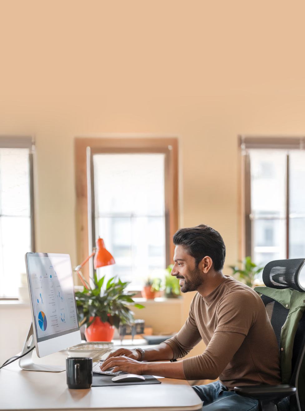 Stock market trader filing his income tax return using Quicko