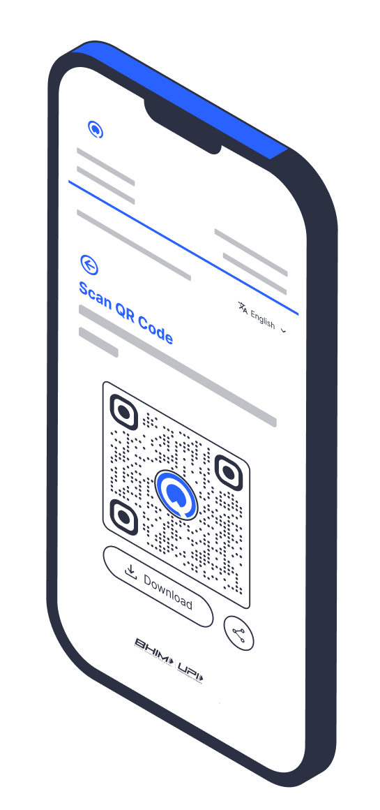Illustration showing Pay feature of income tax app by Quicko